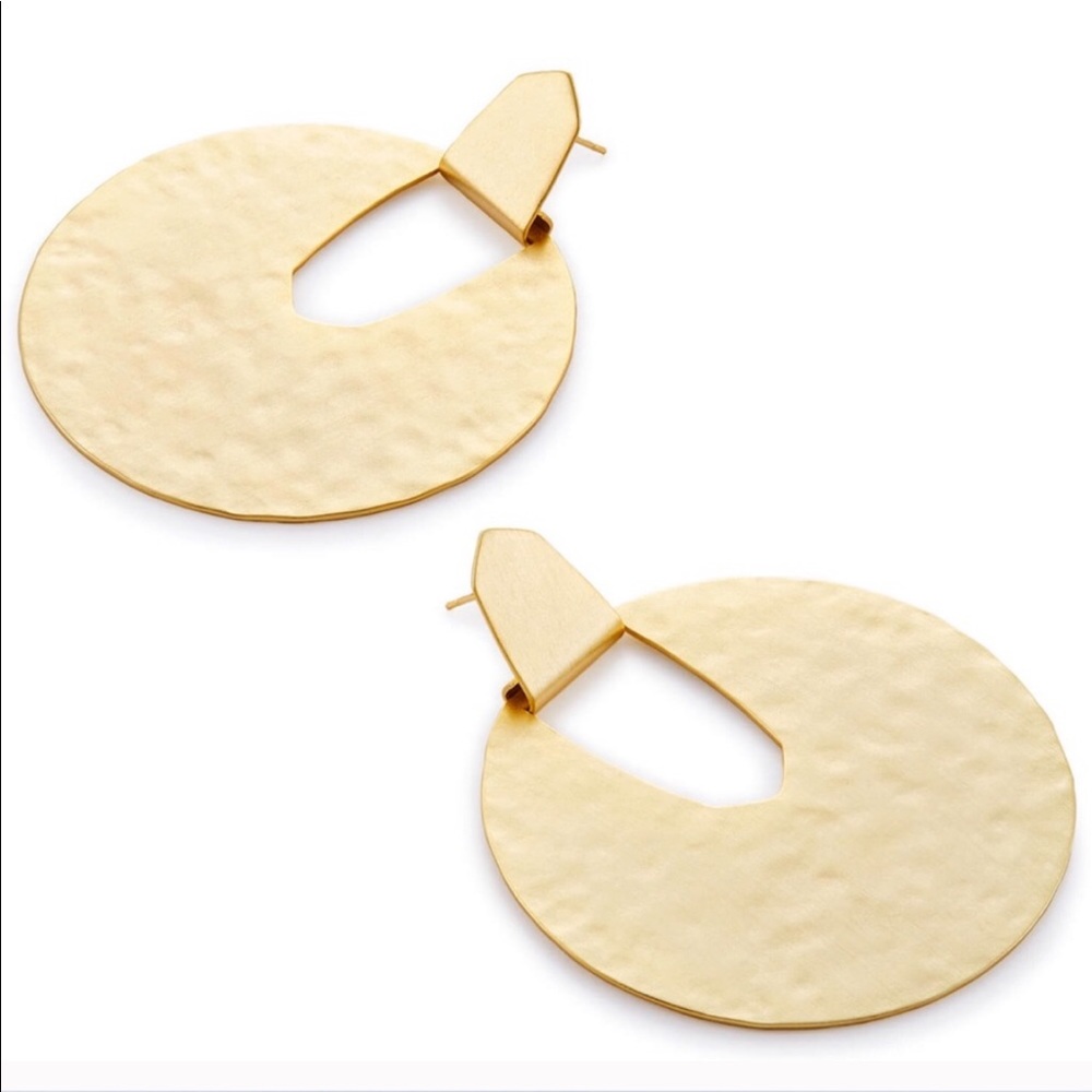 Kendra Scott Diane gold statement earrings